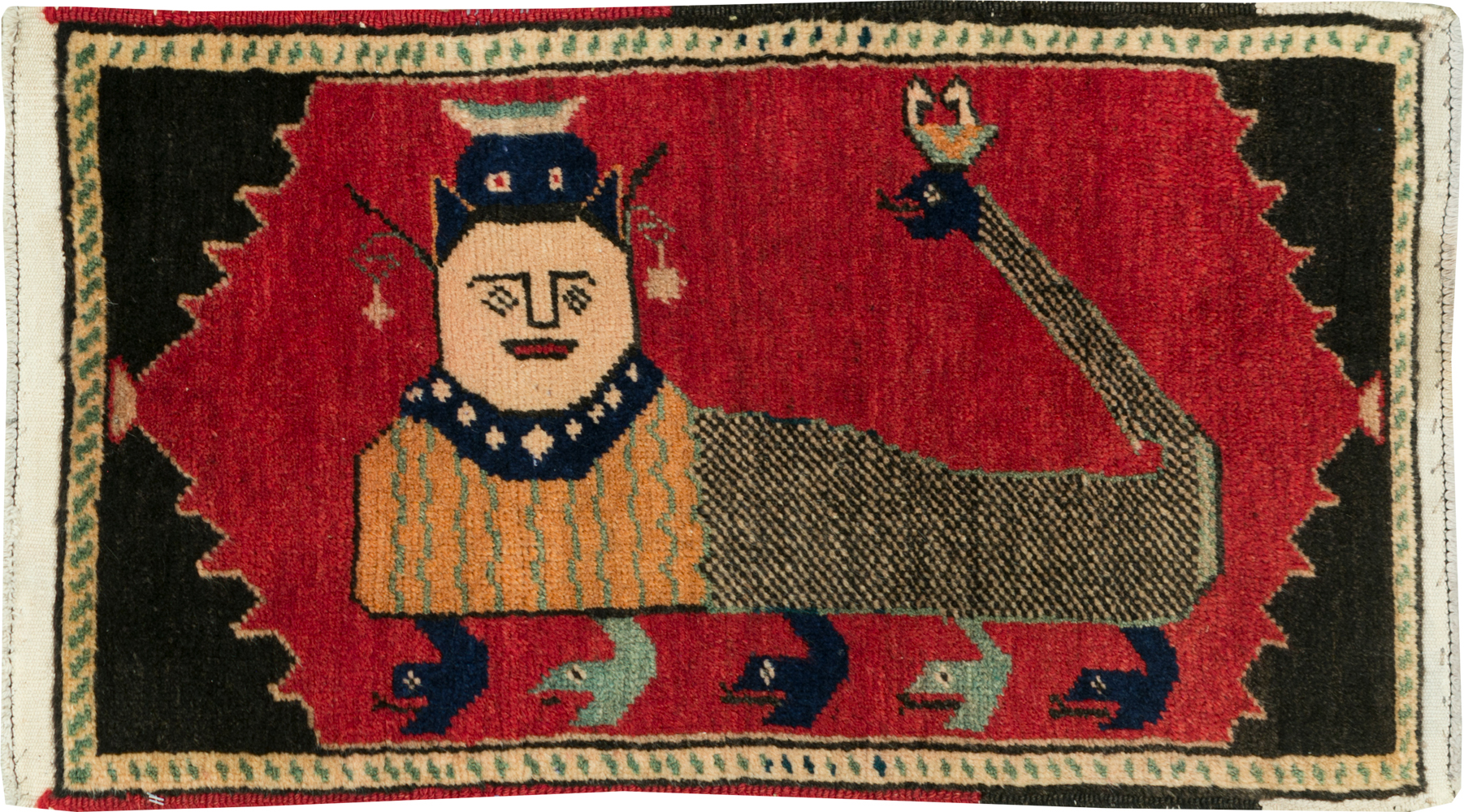 Vintage Anatolian Pictorial Rug, No.31026 - Galerie Shabab