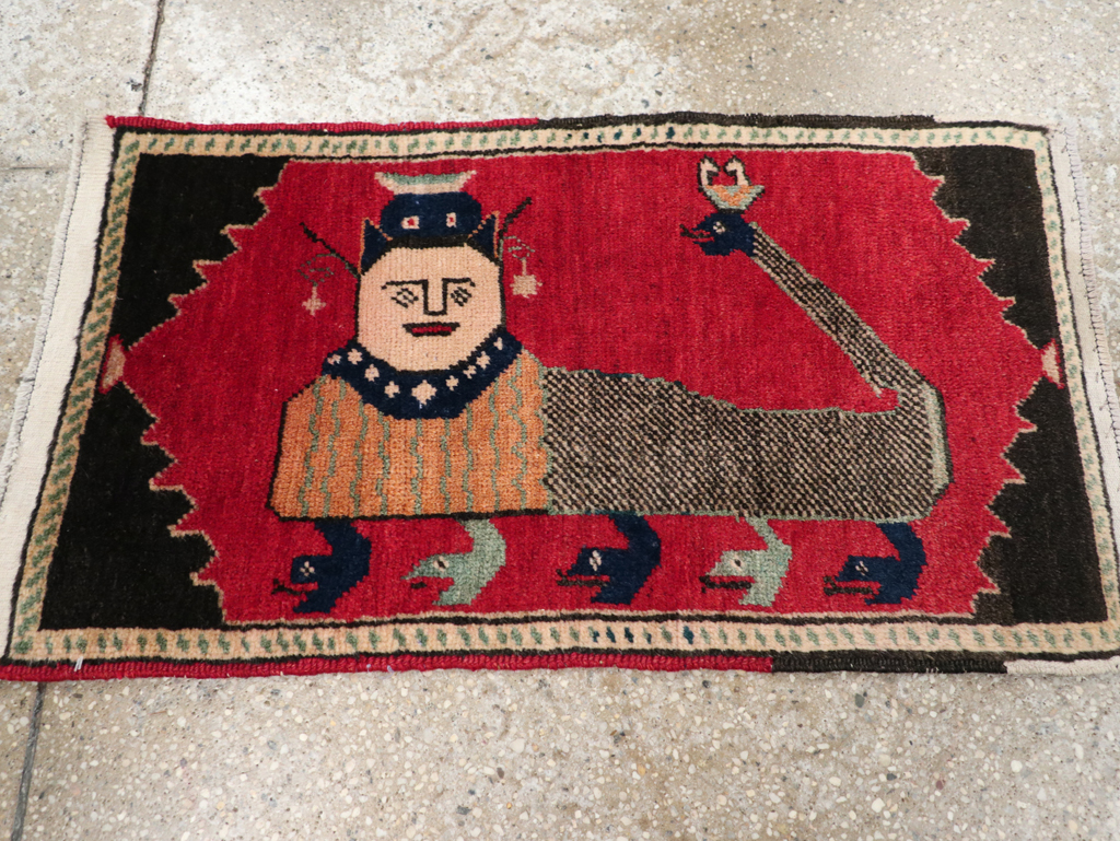Vintage Anatolian Pictorial Rug, No.31026 - Galerie Shabab