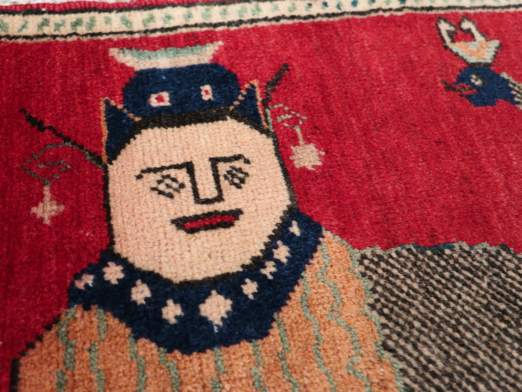 Vintage Anatolian Pictorial Rug, No.31026 - Galerie Shabab