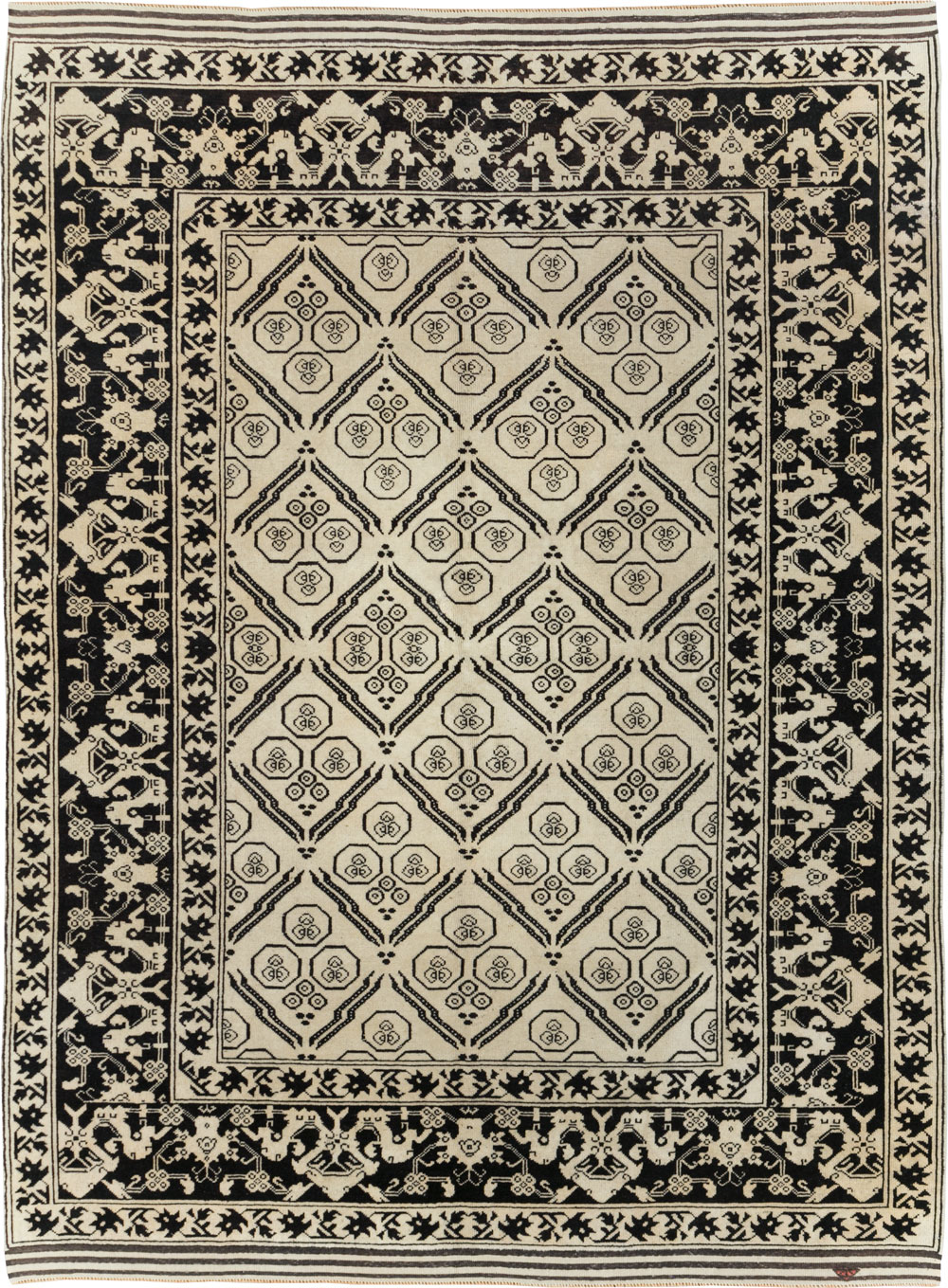 Vintage Turkish Anatolian Accent Rug, No.31028 - Galerie Shabab