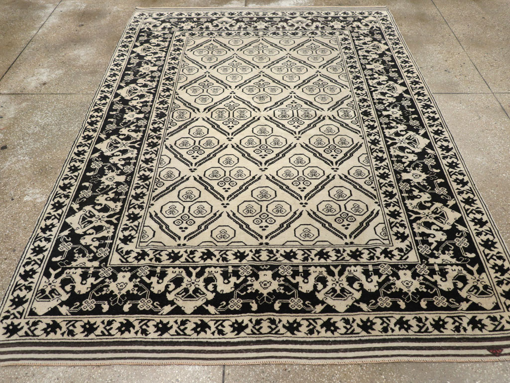 Vintage Turkish Anatolian Accent Rug, No.31028 - Galerie Shabab