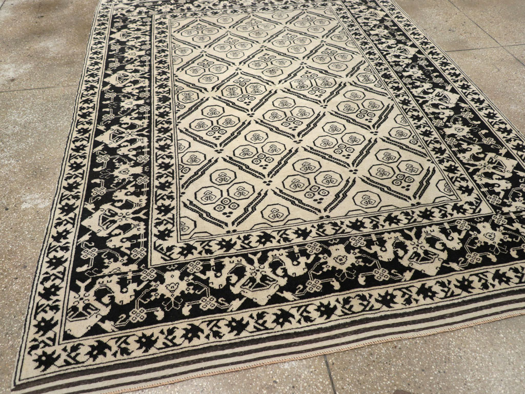 Vintage Turkish Anatolian Accent Rug, No.31028 - Galerie Shabab