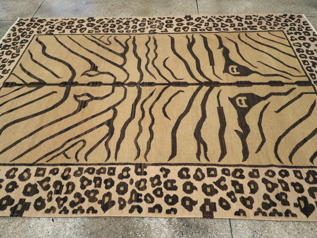 Modern Turkish Flatweave, No.31031 - Galerie Shabab