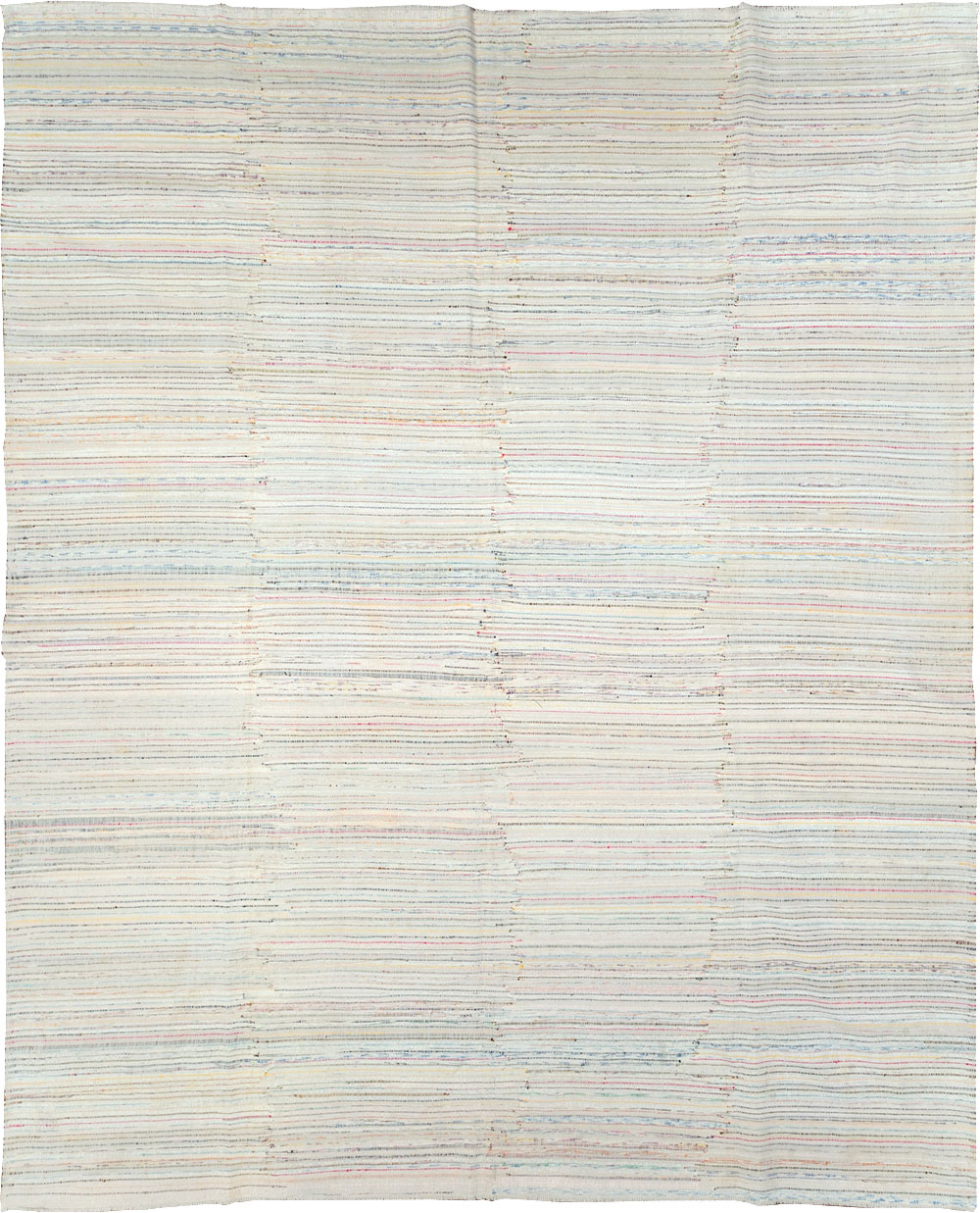 Vintage Turkish Flatweave Kilim Room Size Carpet, No.31033 - Galerie Shabab
