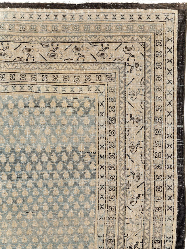 Antique Persian Tabriz Small Room Size Carpet, No.31035 - Galerie Shabab