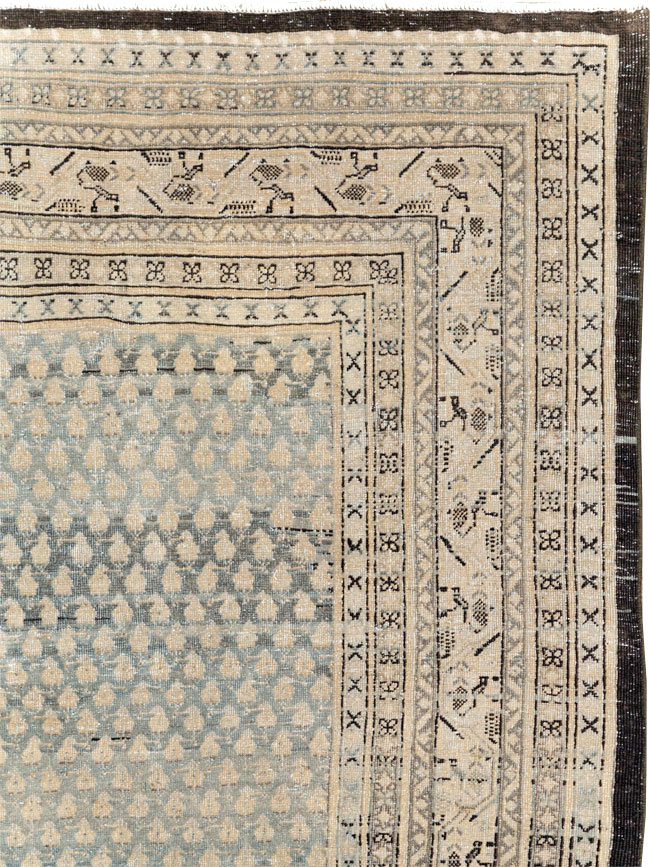 Antique Persian Tabriz Small Room Size Carpet, No.31035 - Galerie Shabab