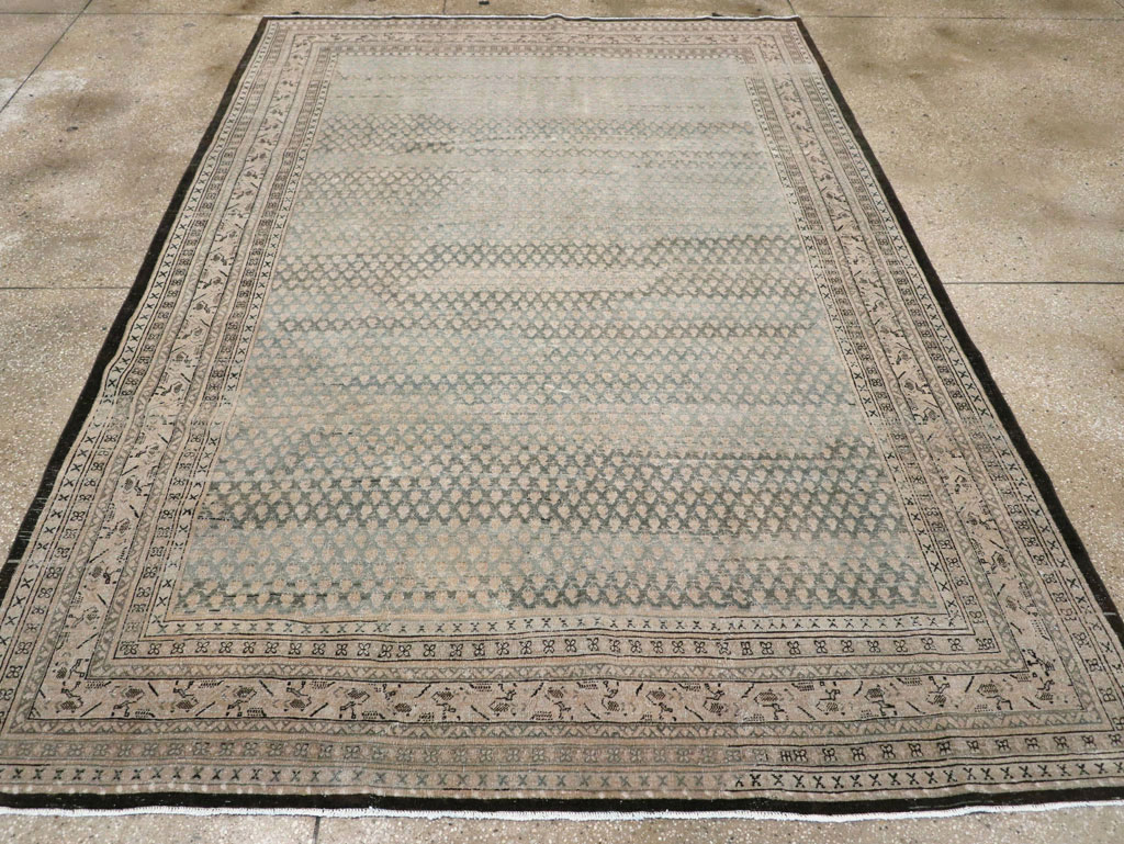 Antique Persian Tabriz Small Room Size Carpet, No.31035 - Galerie Shabab