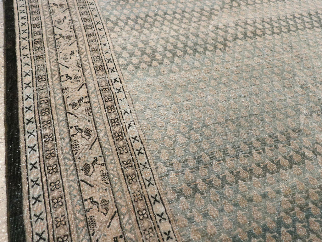 Antique Persian Tabriz Small Room Size Carpet, No.31035 - Galerie Shabab