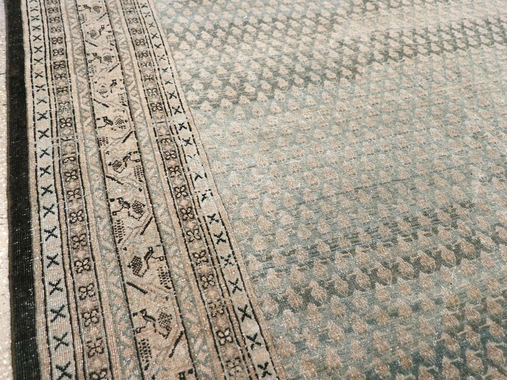 Antique Persian Tabriz Small Room Size Carpet, No.31035 - Galerie Shabab