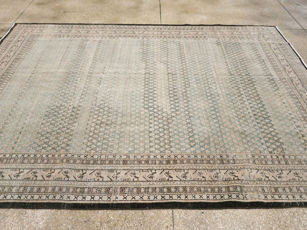 Antique Persian Tabriz Small Room Size Carpet, No.31035 - Galerie Shabab