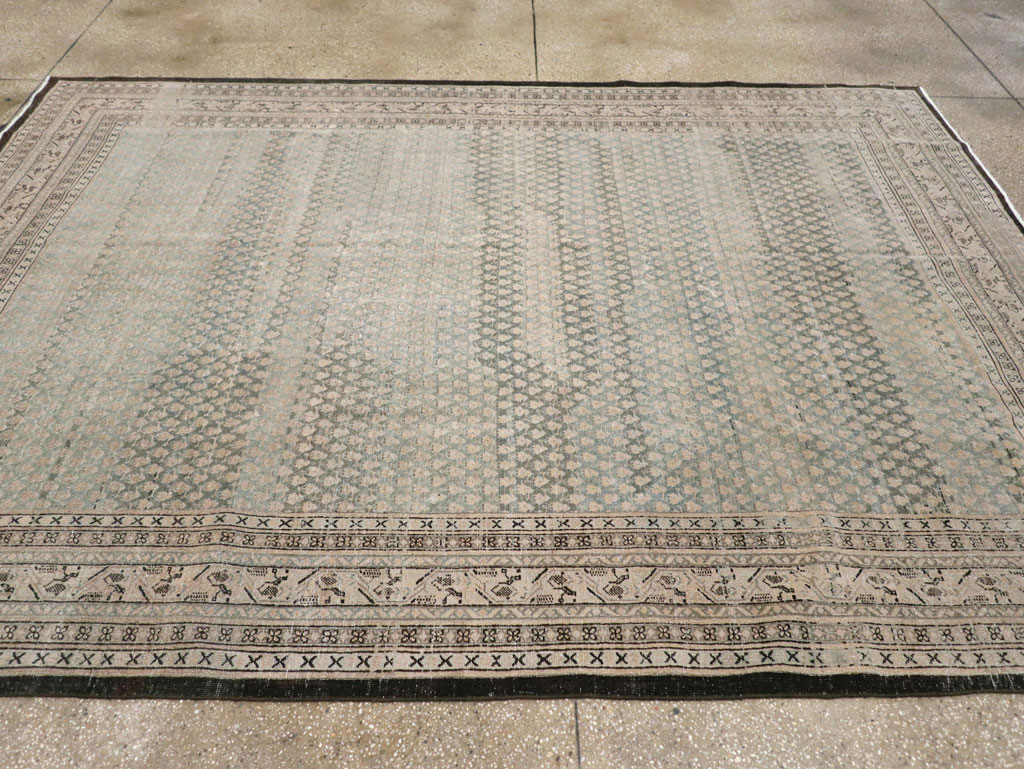 Antique Persian Tabriz Small Room Size Carpet, No.31035 - Galerie Shabab