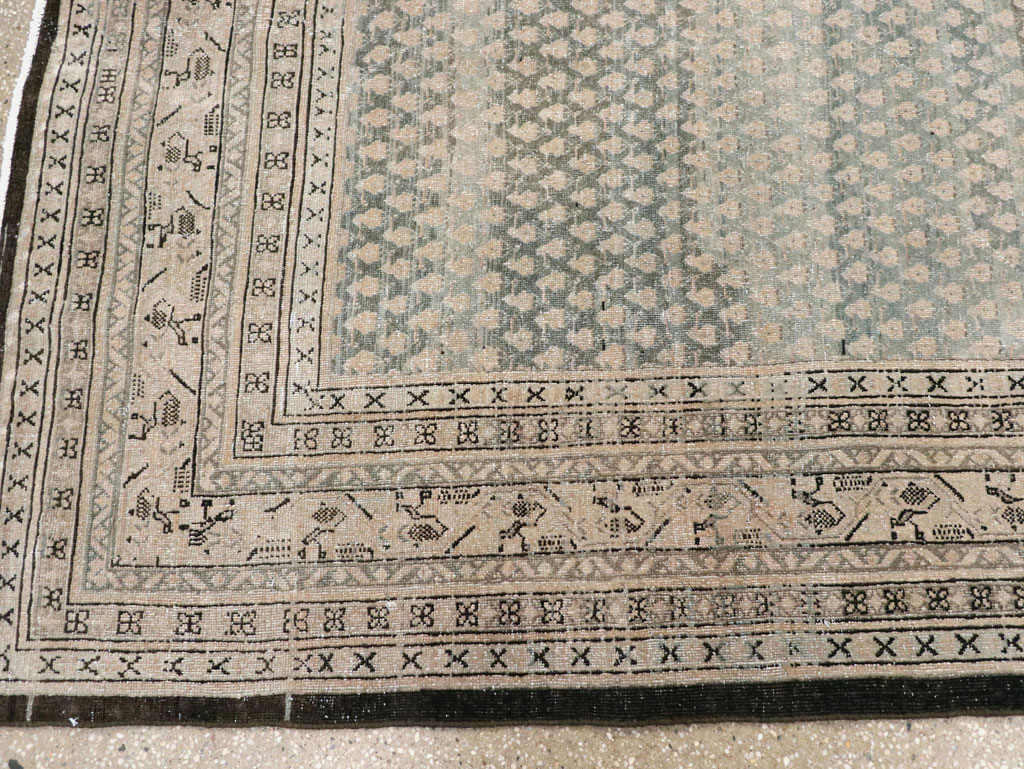 Antique Persian Tabriz Small Room Size Carpet, No.31035 - Galerie Shabab