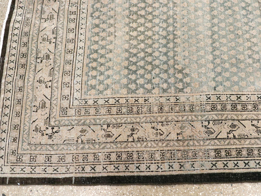 Antique Persian Tabriz Small Room Size Carpet, No.31035 - Galerie Shabab