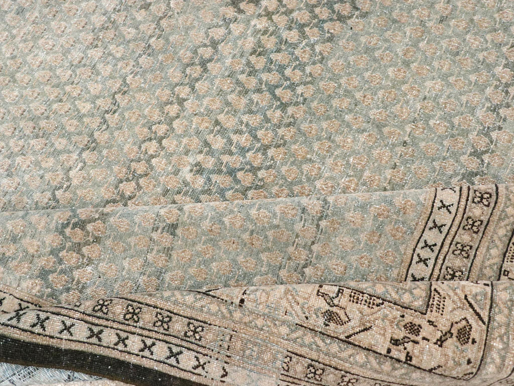 Antique Persian Tabriz Small Room Size Carpet, No.31035 - Galerie Shabab