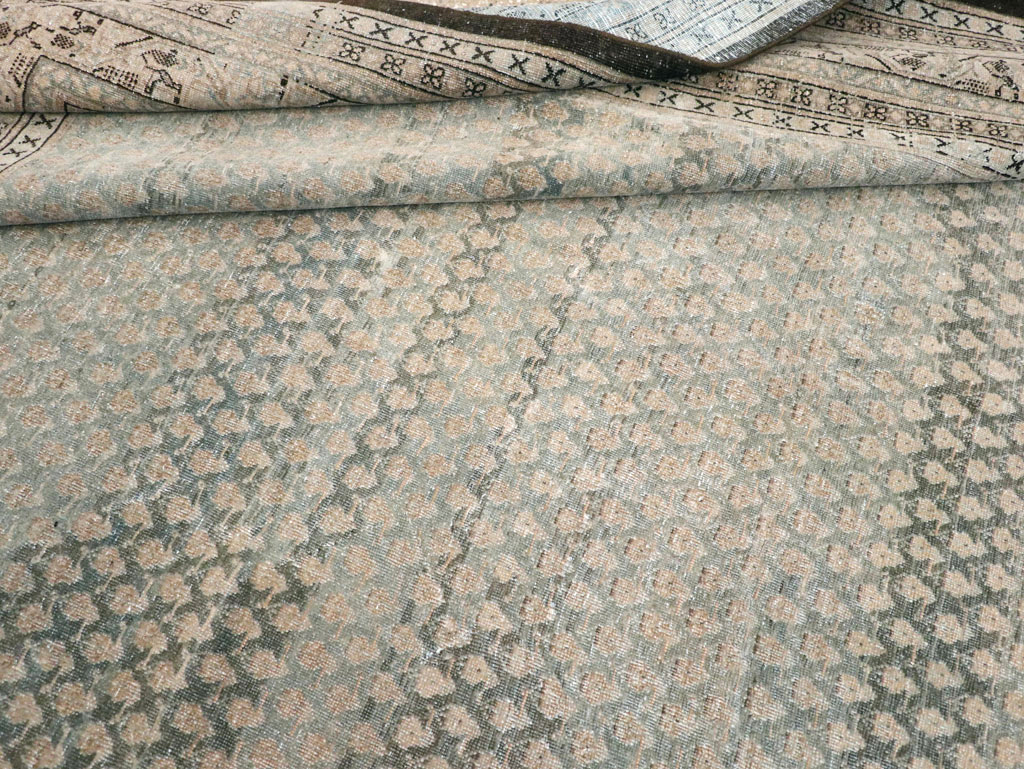 Antique Persian Tabriz Small Room Size Carpet, No.31035 - Galerie Shabab