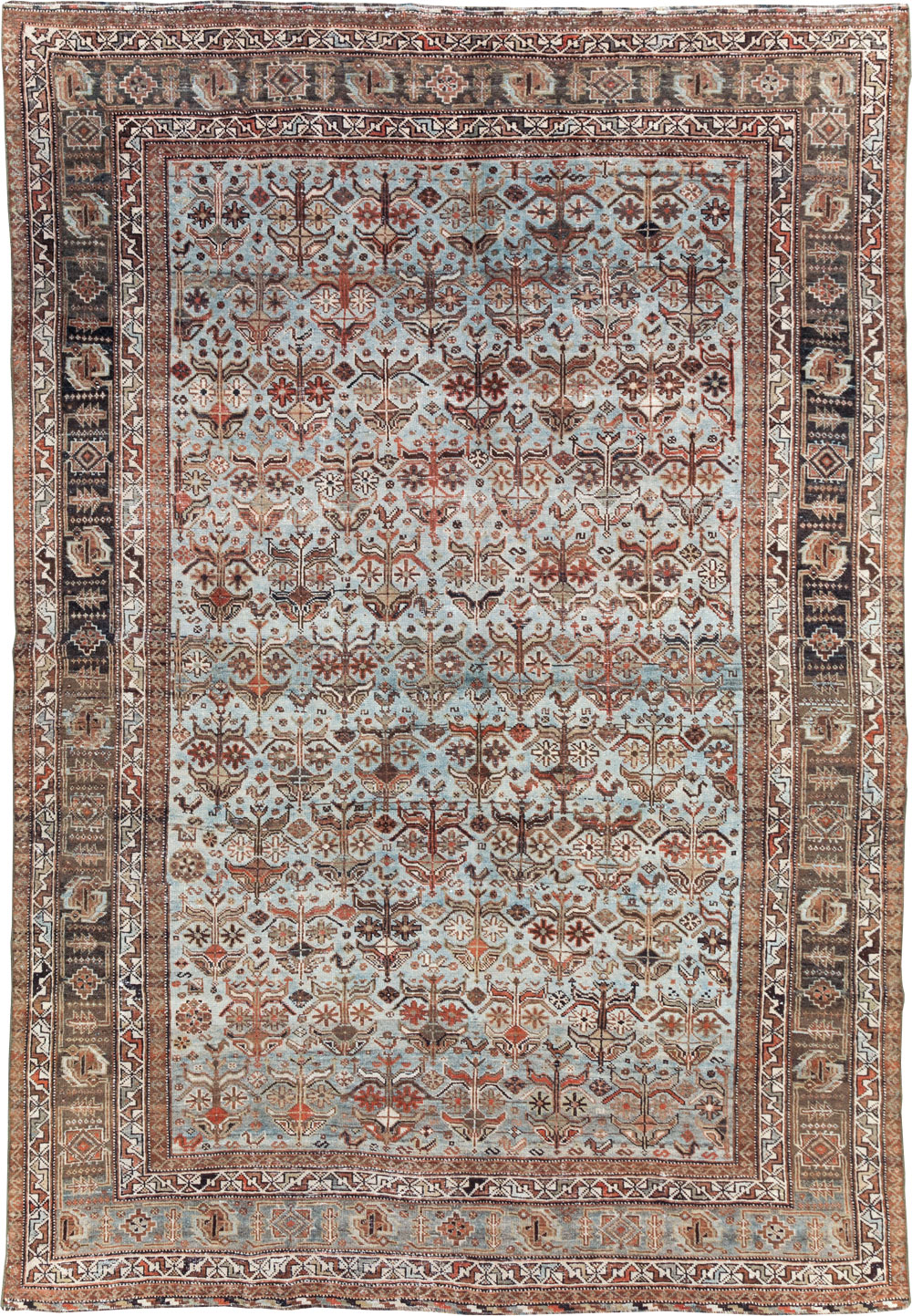 Antique Persian Afshar Small Room Size Carpet, No.31036 - Galerie Shabab