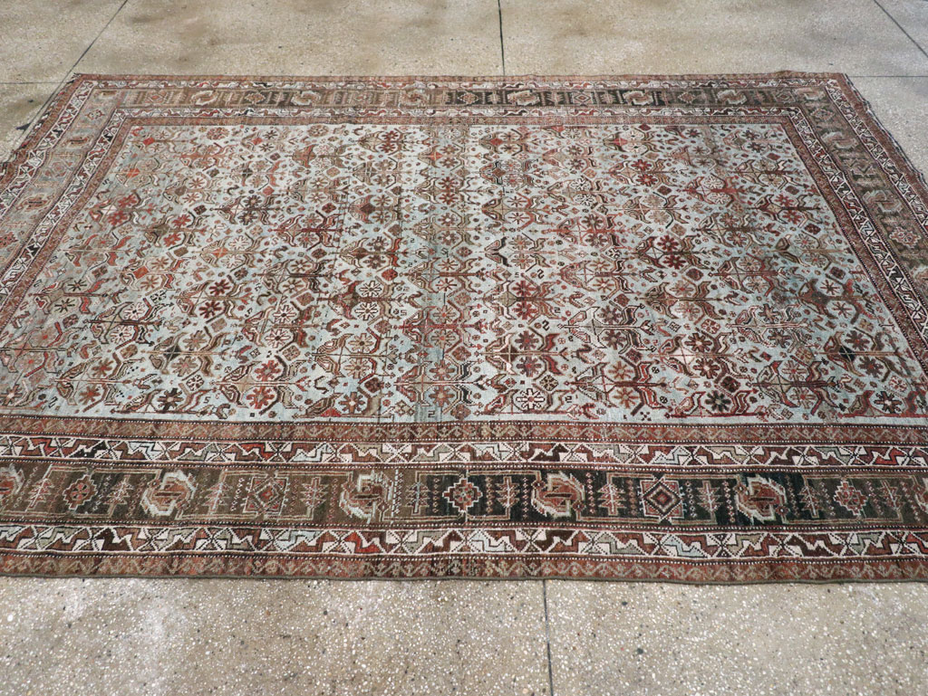 Antique Persian Afshar Small Room Size Carpet, No.31036 - Galerie Shabab