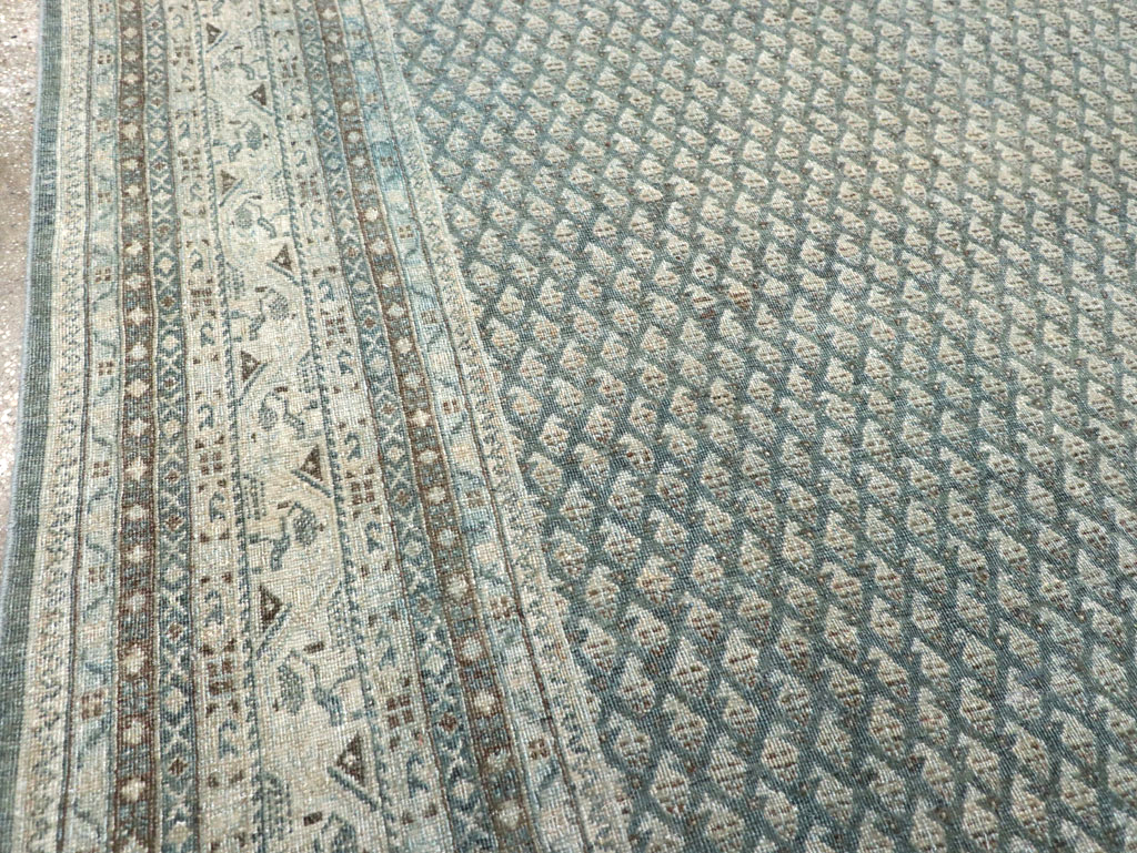 Vintage Persian Tabriz Accent Carpet, No.31037 - Galerie Shabab