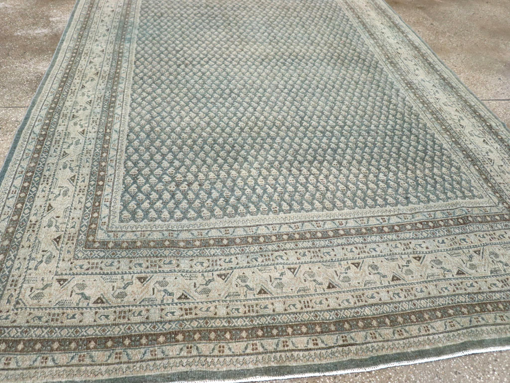 Vintage Persian Tabriz Accent Carpet, No.31037 - Galerie Shabab