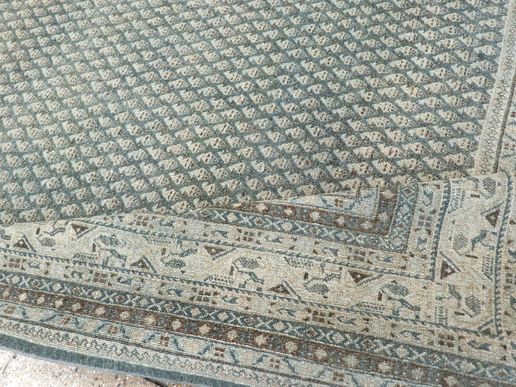 Vintage Persian Tabriz Accent Carpet, No.31037 - Galerie Shabab
