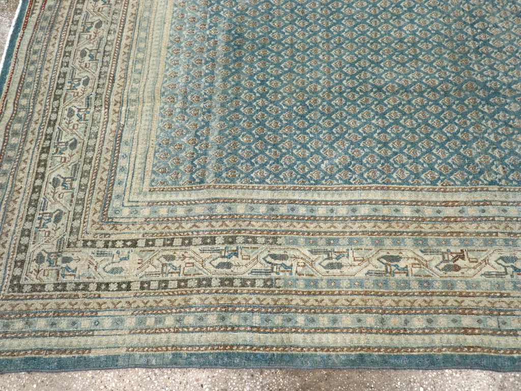 Vintage Persian Tabriz Accent Carpet, No.31039 - Galerie Shabab