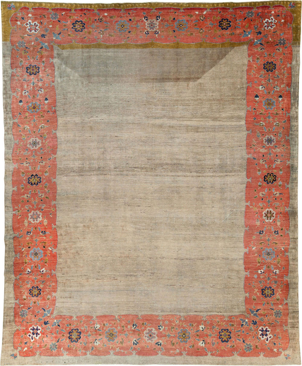 Antique Persian Mahal Room Size Carpet, No.31042 - Galerie Shabab