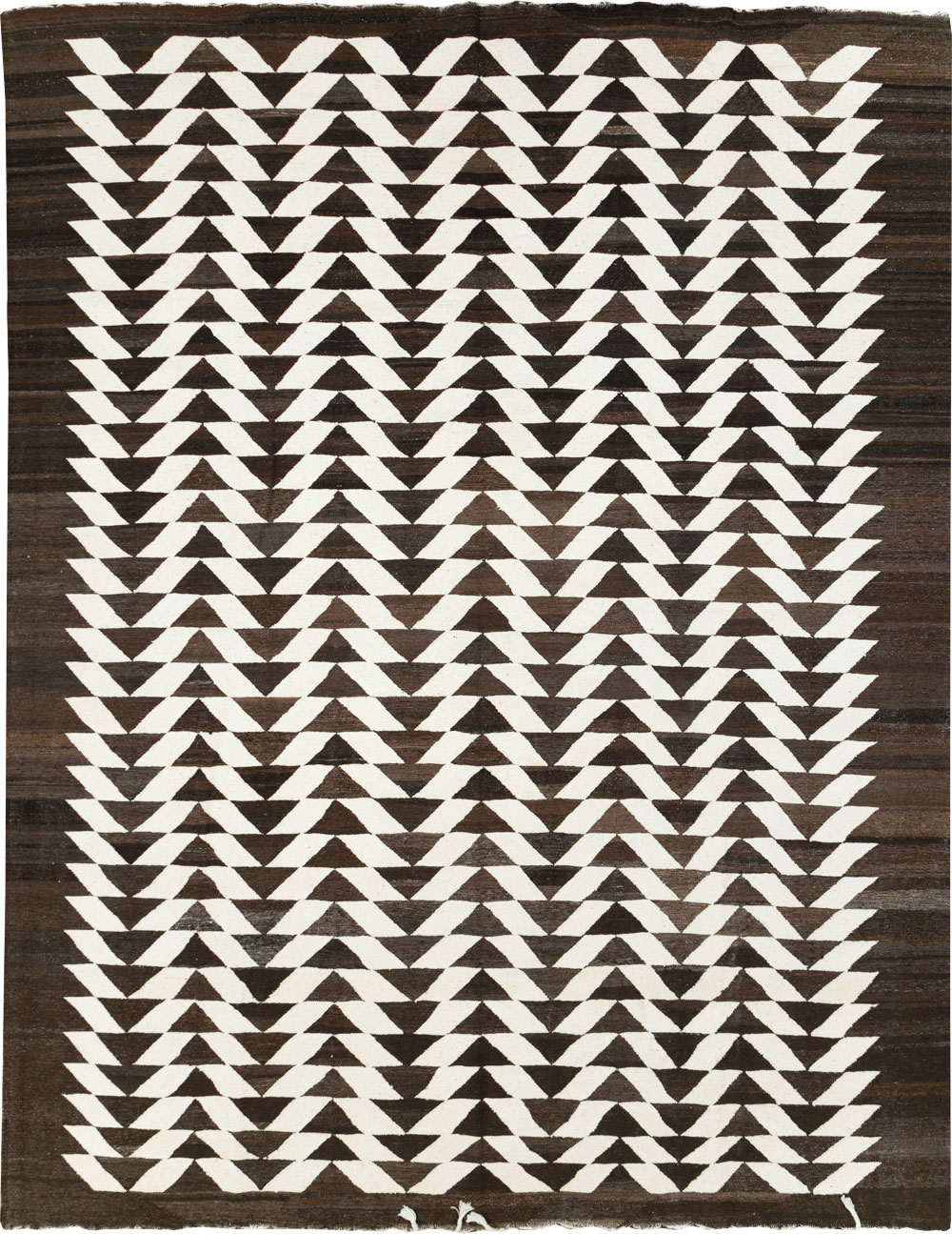 Contemporary Turkish Flatweave Kilim Room Size Carpet, No.31045 - Galerie Shabab