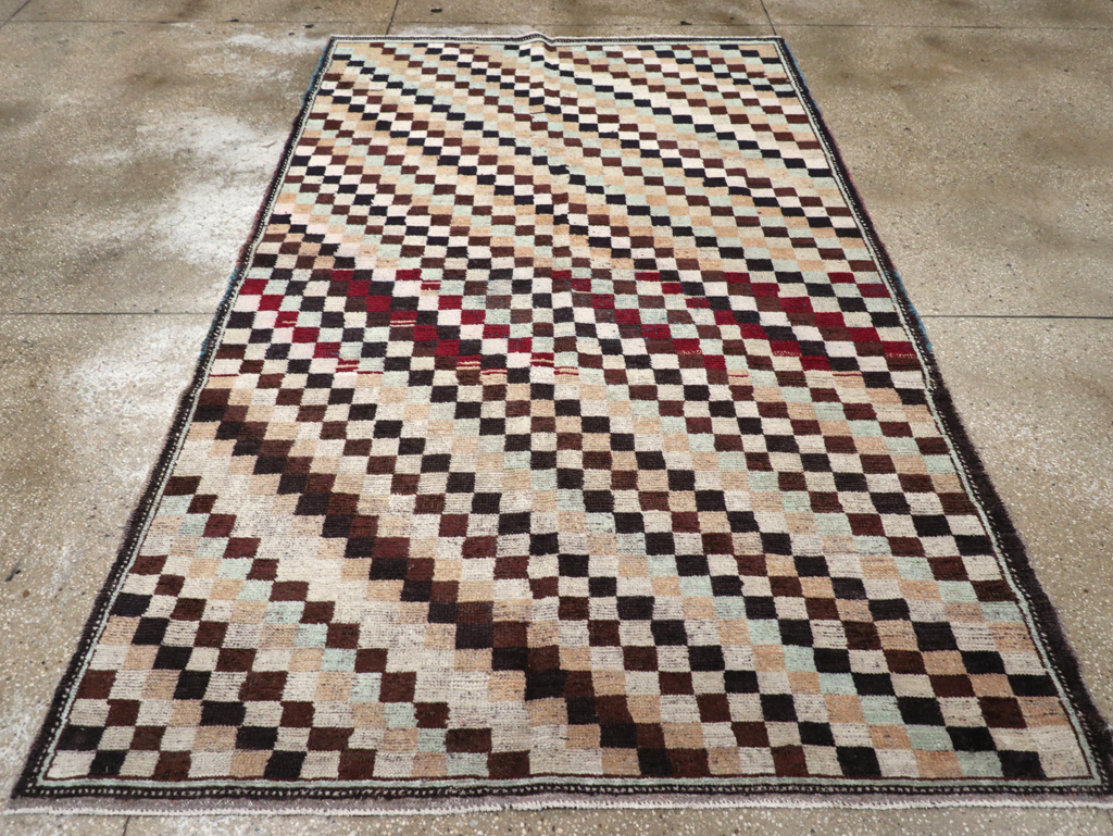 Vintage Turkish Anatolian Accent Carpet, No.31048 - Galerie Shabab