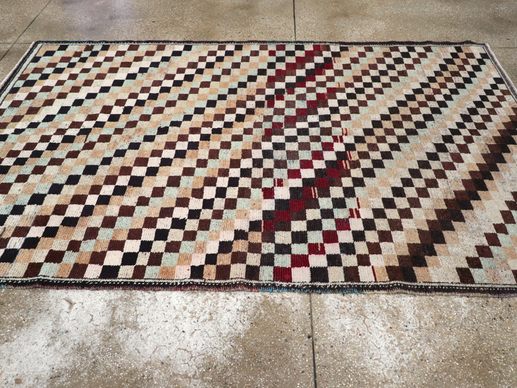 Vintage Turkish Anatolian Accent Carpet, No.31048 - Galerie Shabab