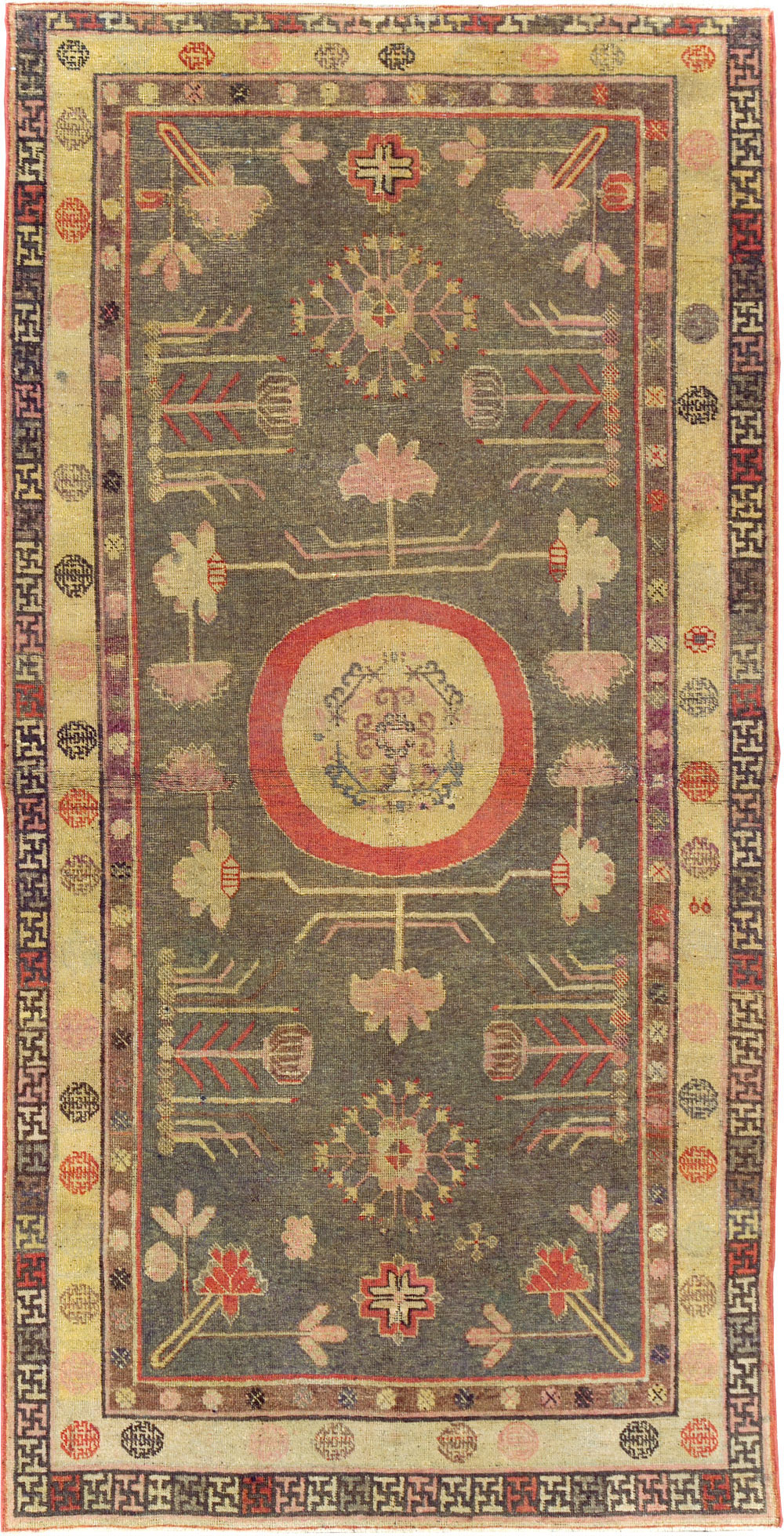 Antique East Turkestan Khotan Gallery Rug, No.31051 - Galerie Shabab