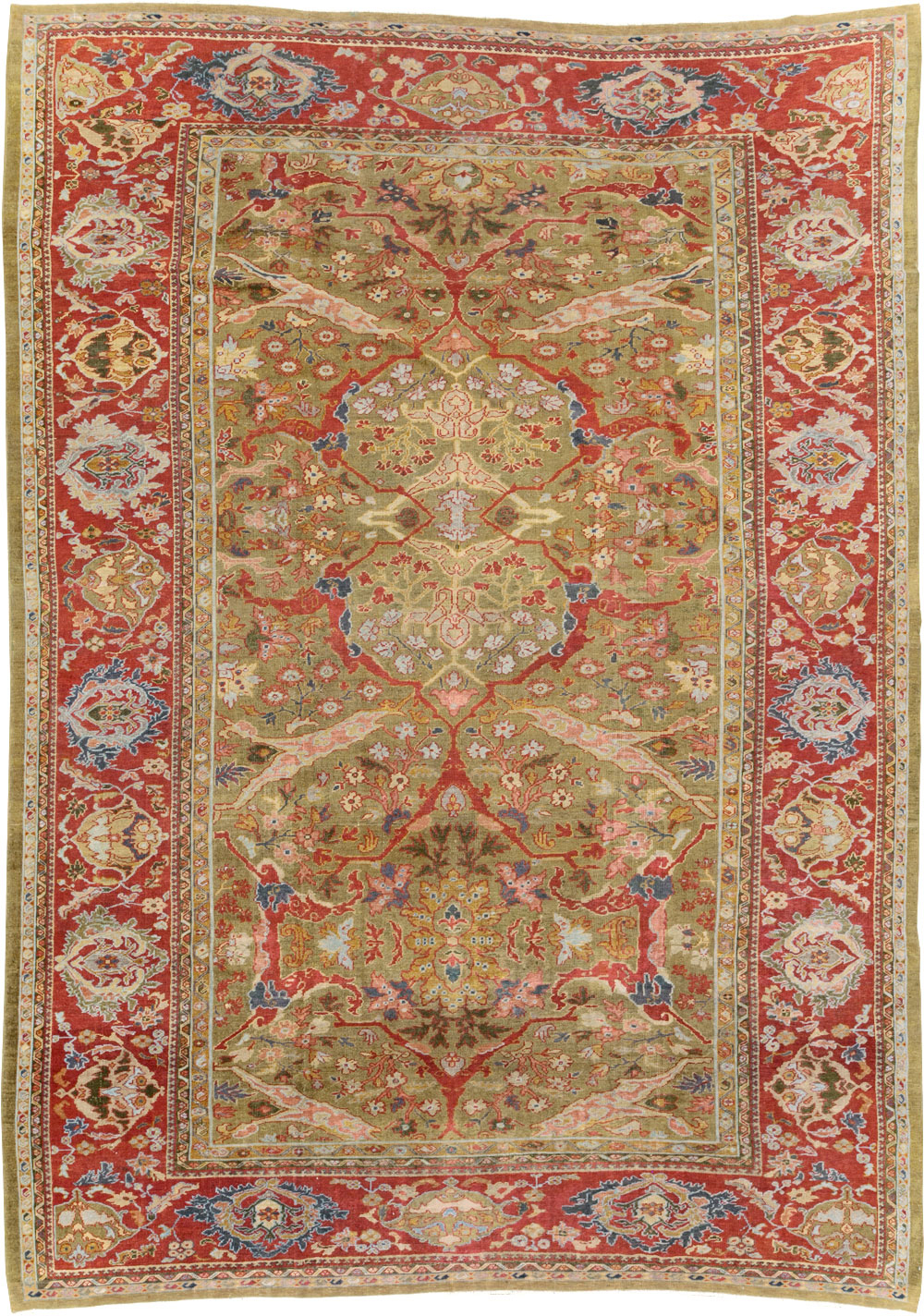 Antique Persian Sultanabad Carpet, No.31052 - Galerie Shabab