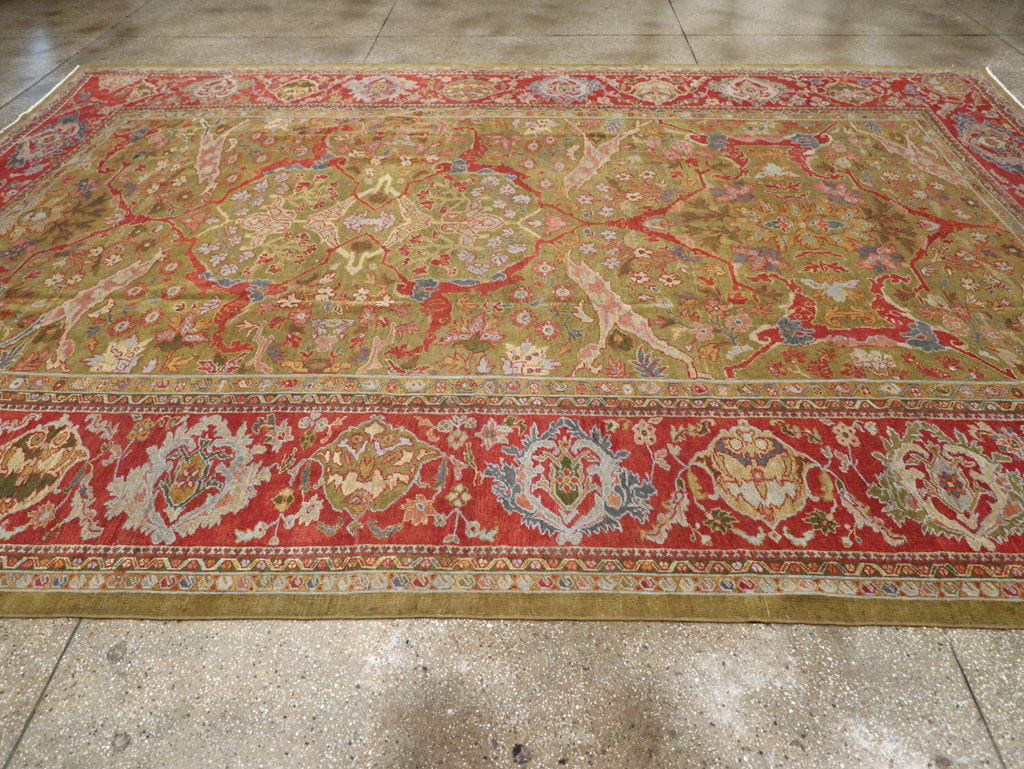 Antique Persian Sultanabad Carpet, No.31052 - Galerie Shabab