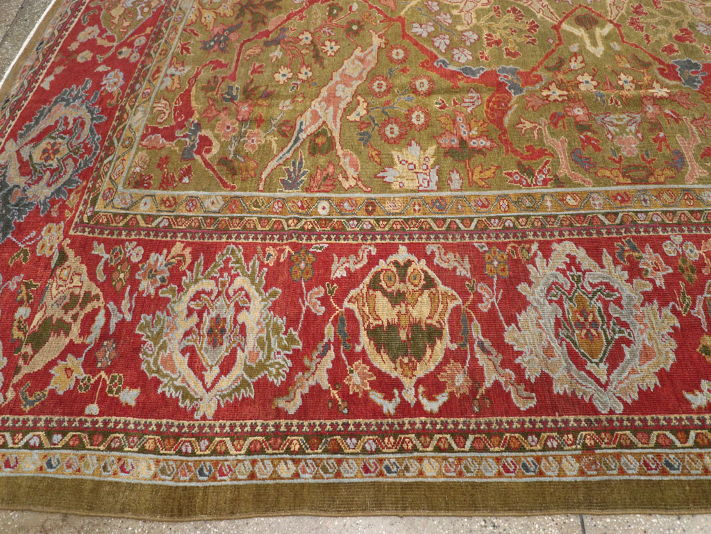 Antique Persian Sultanabad Carpet, No.31052 - Galerie Shabab