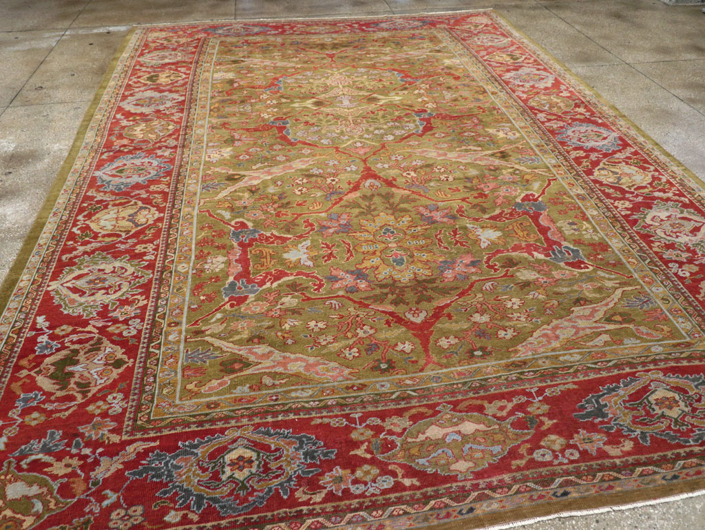 Antique Persian Sultanabad Carpet, No.31052 - Galerie Shabab