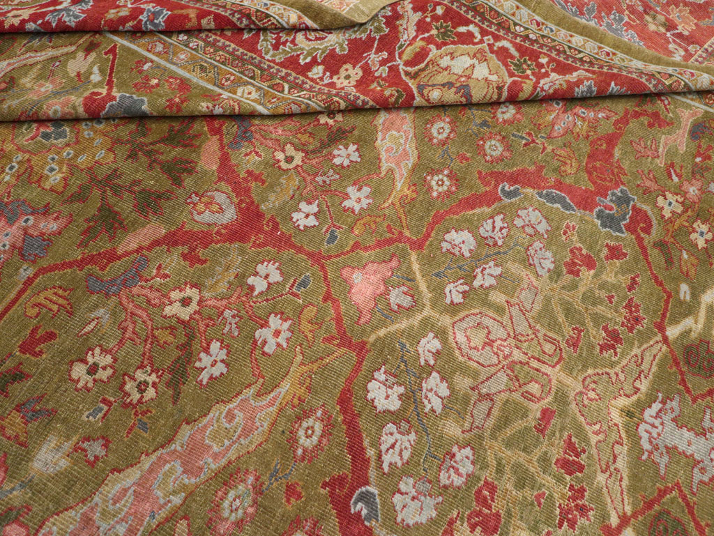 Antique Persian Sultanabad Carpet, No.31052 - Galerie Shabab