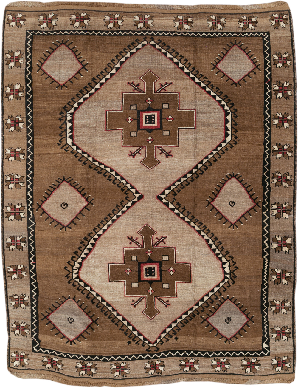 Vintage Turkish Anatolian Tribal Room Size Carpet, No.31055 - Galerie Shabab