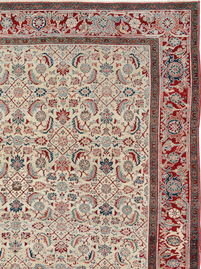 Antique Persian Heriz Large Carpet, No.31057 - Galerie Shabab