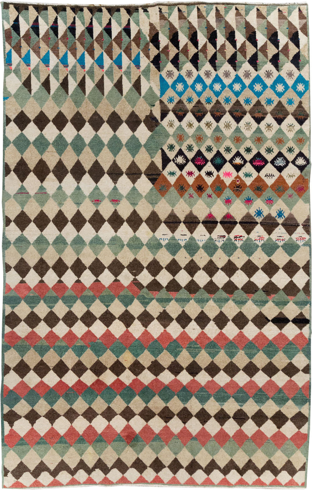 Vintage Turkish Anatolian Small Room Size Rug, No.31058 - Galerie Shabab