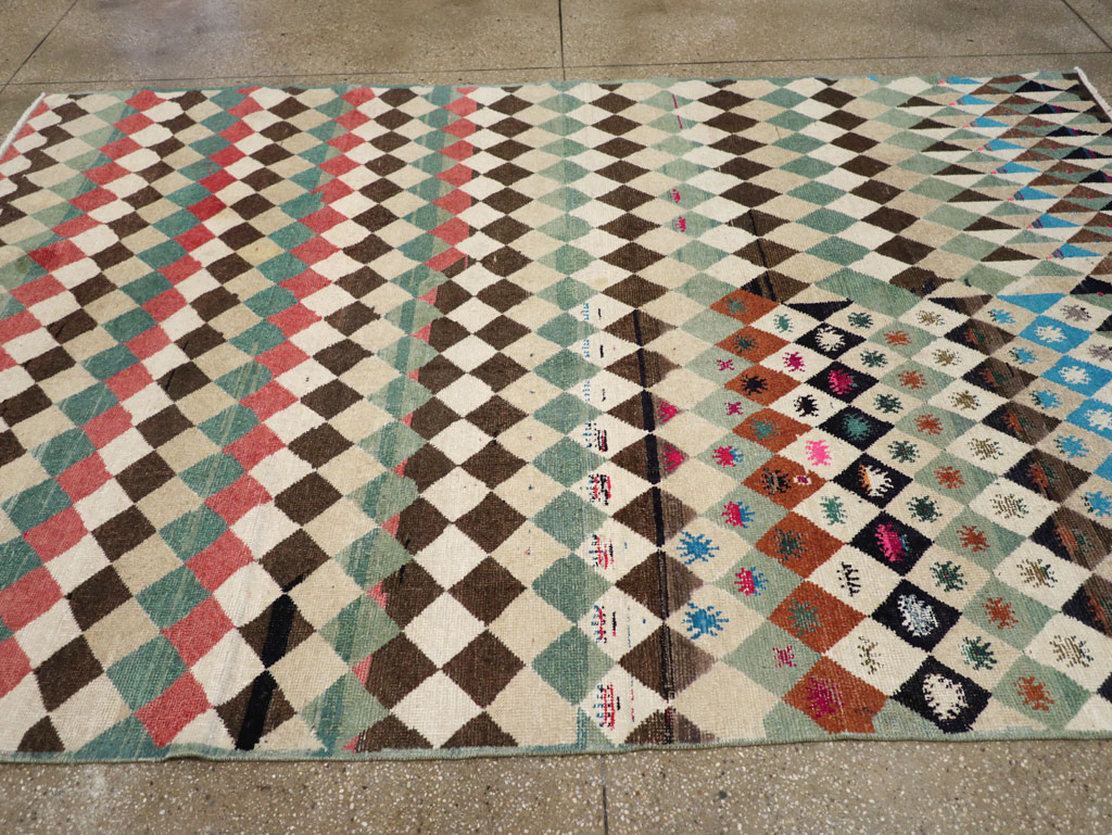 Vintage Turkish Anatolian Small Room Size Rug, No.31058 - Galerie Shabab