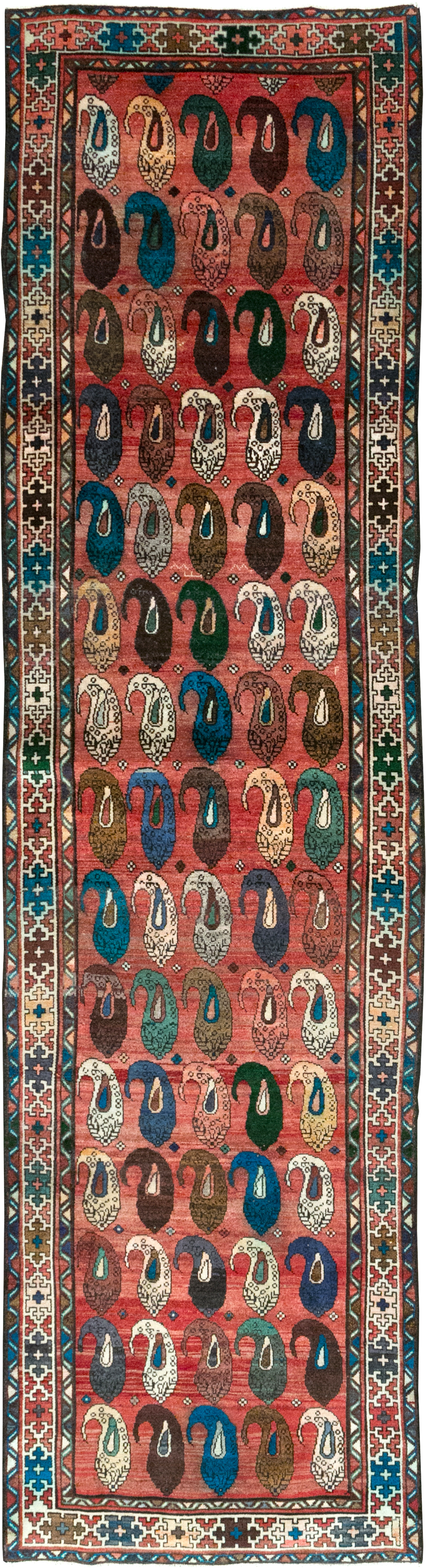 Vintage Persian Malayer Runner (Pair: 1 of 2), No.31066 - Galerie Shabab