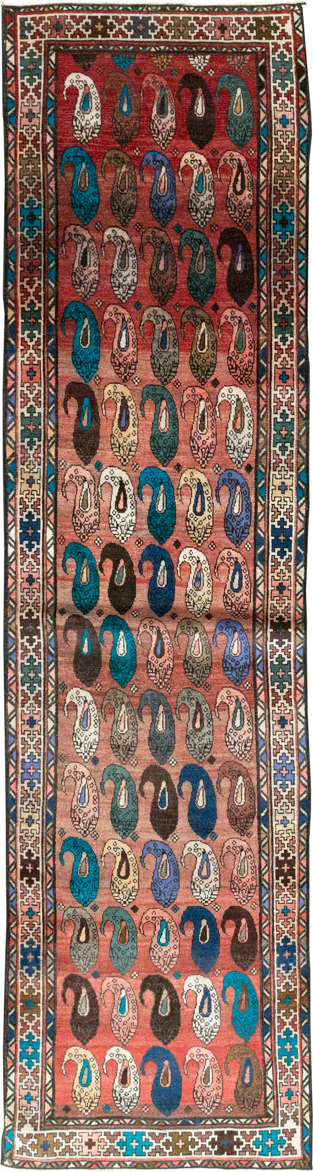 Vintage Persian Malayer Runner (Pair: 2 of 2), No.31067 - Galerie Shabab