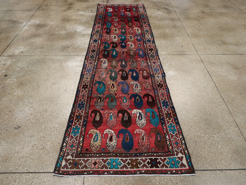 Vintage Persian Malayer Runner (Pair: 2 of 2), No.31067 - Galerie Shabab