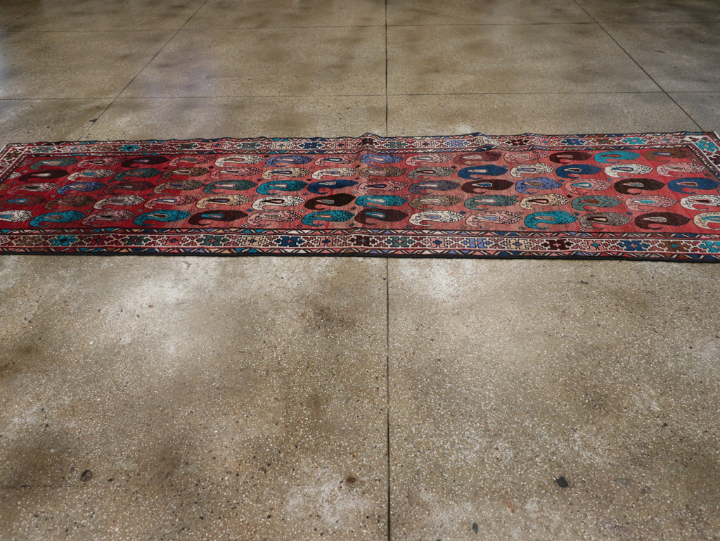 Vintage Persian Malayer Runner (Pair: 2 of 2), No.31067 - Galerie Shabab