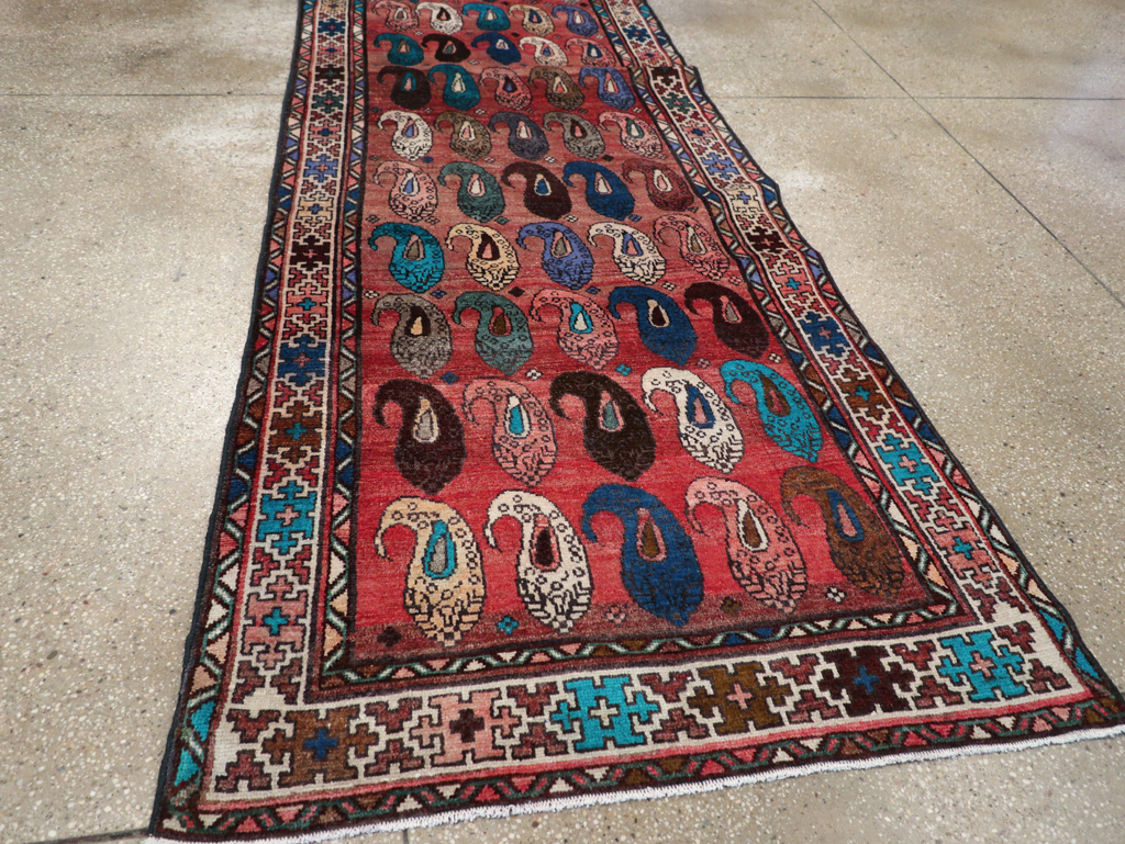 Vintage Persian Malayer Runner (Pair: 2 of 2), No.31067 - Galerie Shabab