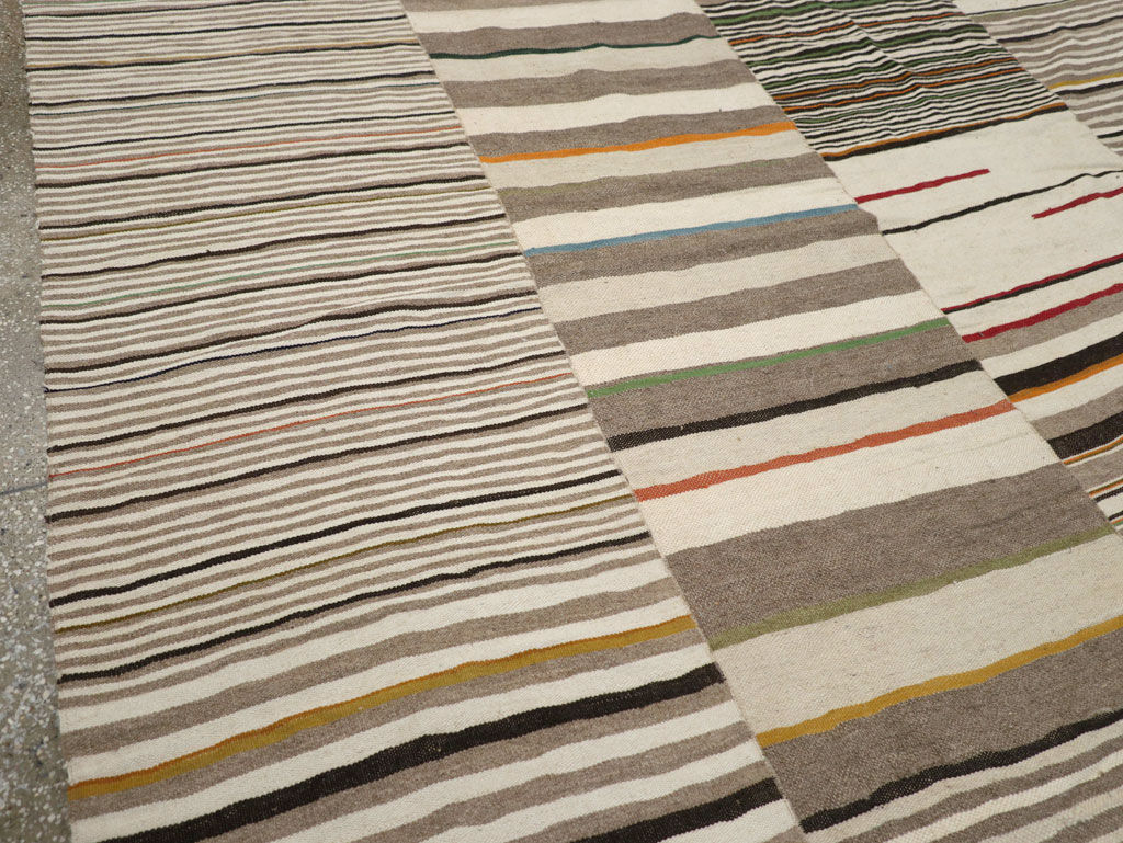 Vintage Persian Flatweave Kilim, No.31074 - Galerie Shabab
