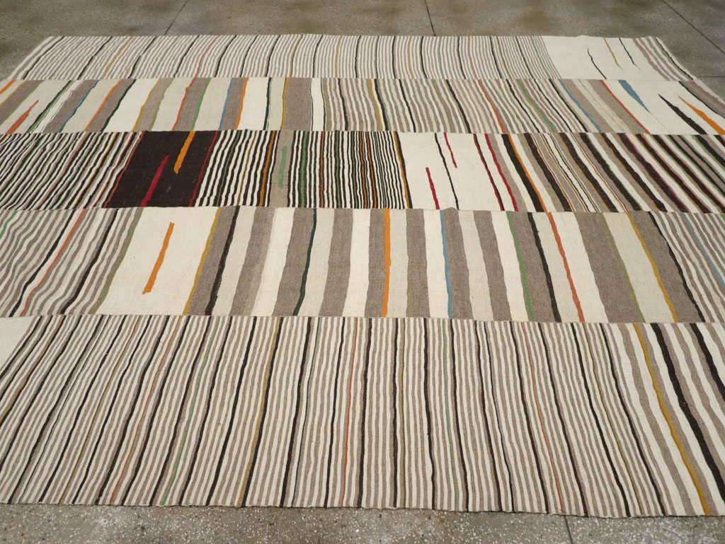 Vintage Persian Flatweave Kilim, No.31074 - Galerie Shabab