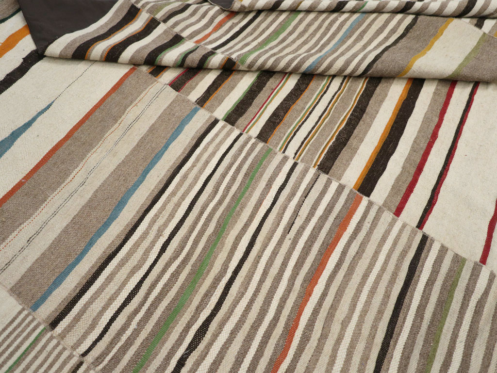 Vintage Persian Flatweave Kilim, No.31074 - Galerie Shabab