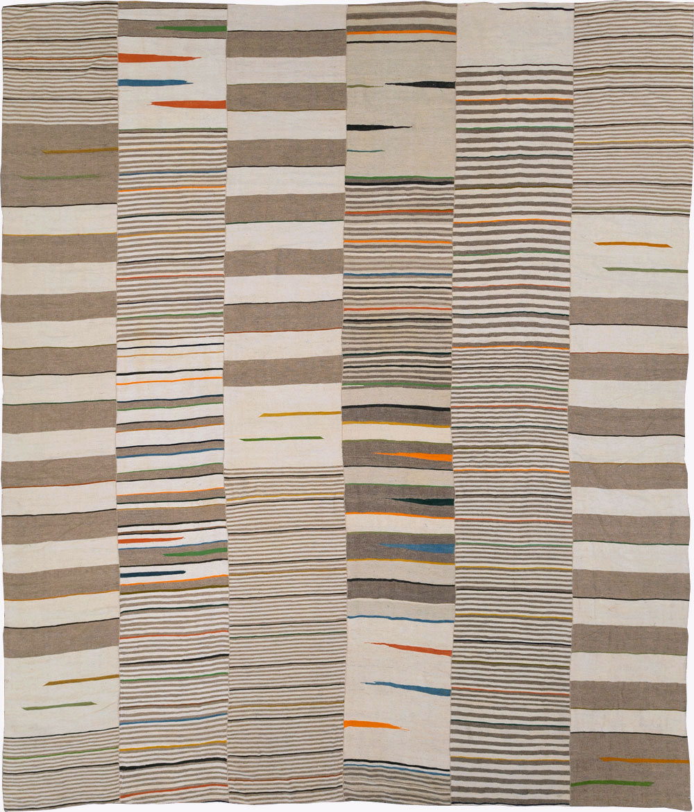 Contemporary Turkish Flatweave Kilim Large Room Size Carpet, No.31076 - Galerie Shabab