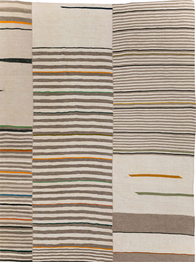 Contemporary Turkish Flatweave Kilim Large Room Size Carpet, No.31076 - Galerie Shabab