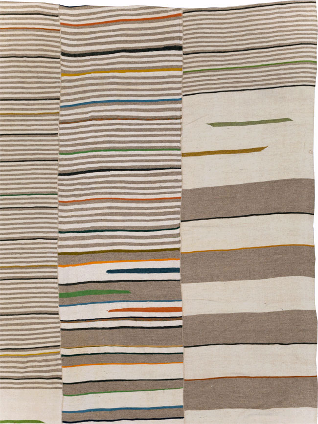 Contemporary Turkish Flatweave Kilim Large Room Size Carpet, No.31076 - Galerie Shabab